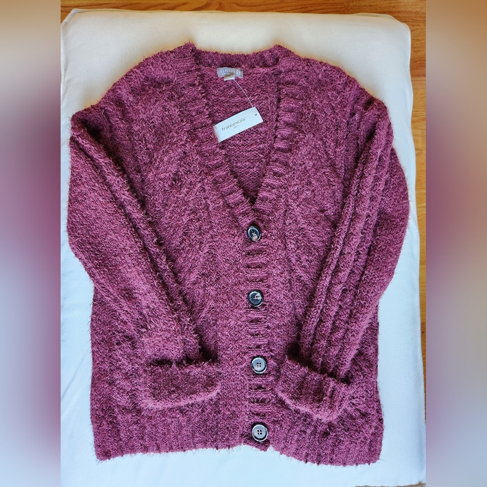 Francesca's Button-Up Cardigan